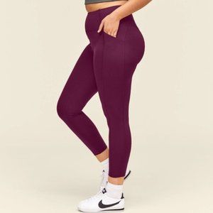 Compressive Pocket Legging in Plum - Girlfriend Collective